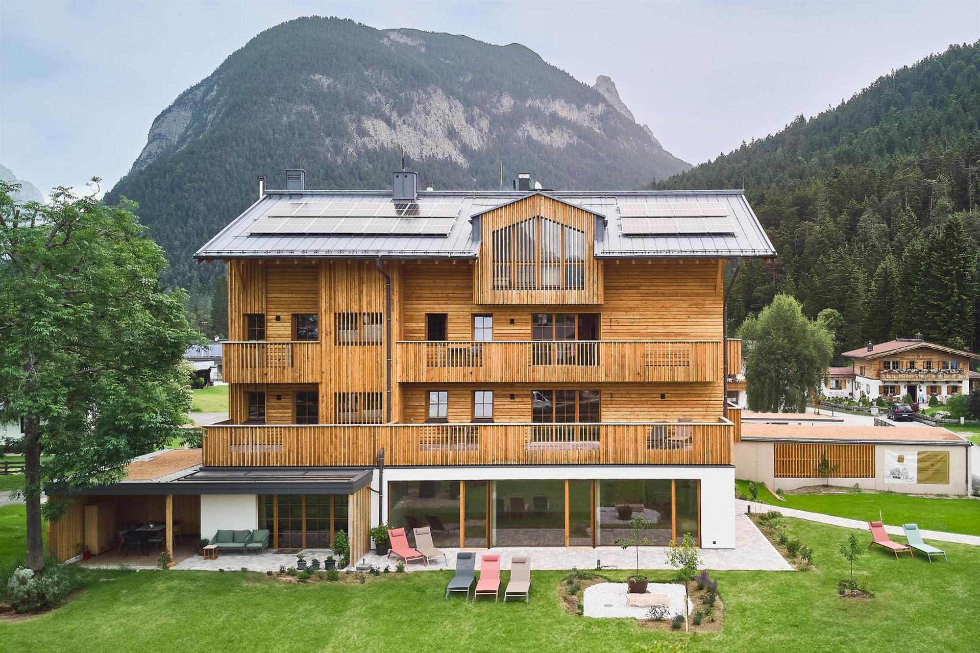 Kurblhof Natur Hotel Appartements Leutasch Bagian luar foto